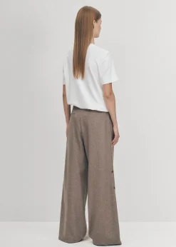 Abbie Taupe Trousers|ALOHAS Discount