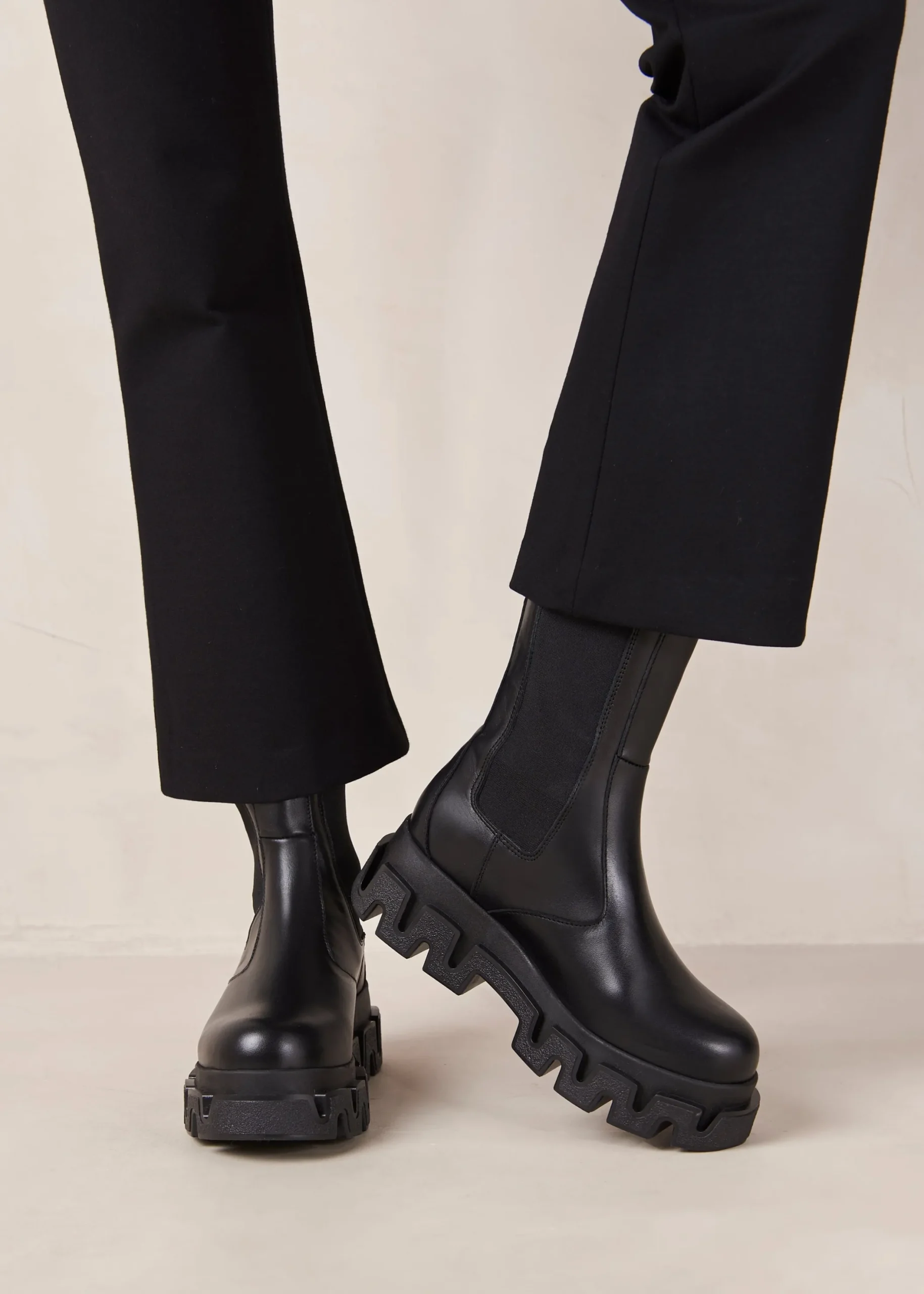 Anastasia Leather Ankle Boots|ALOHAS Clearance