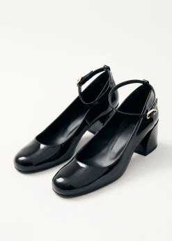 Antoine Onix Black Leather Pumps|ALOHAS Hot