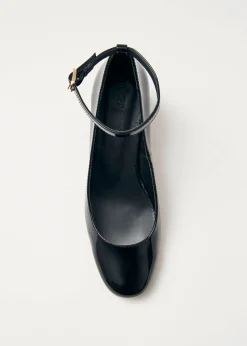 Antoine Onix Black Leather Pumps|ALOHAS Hot