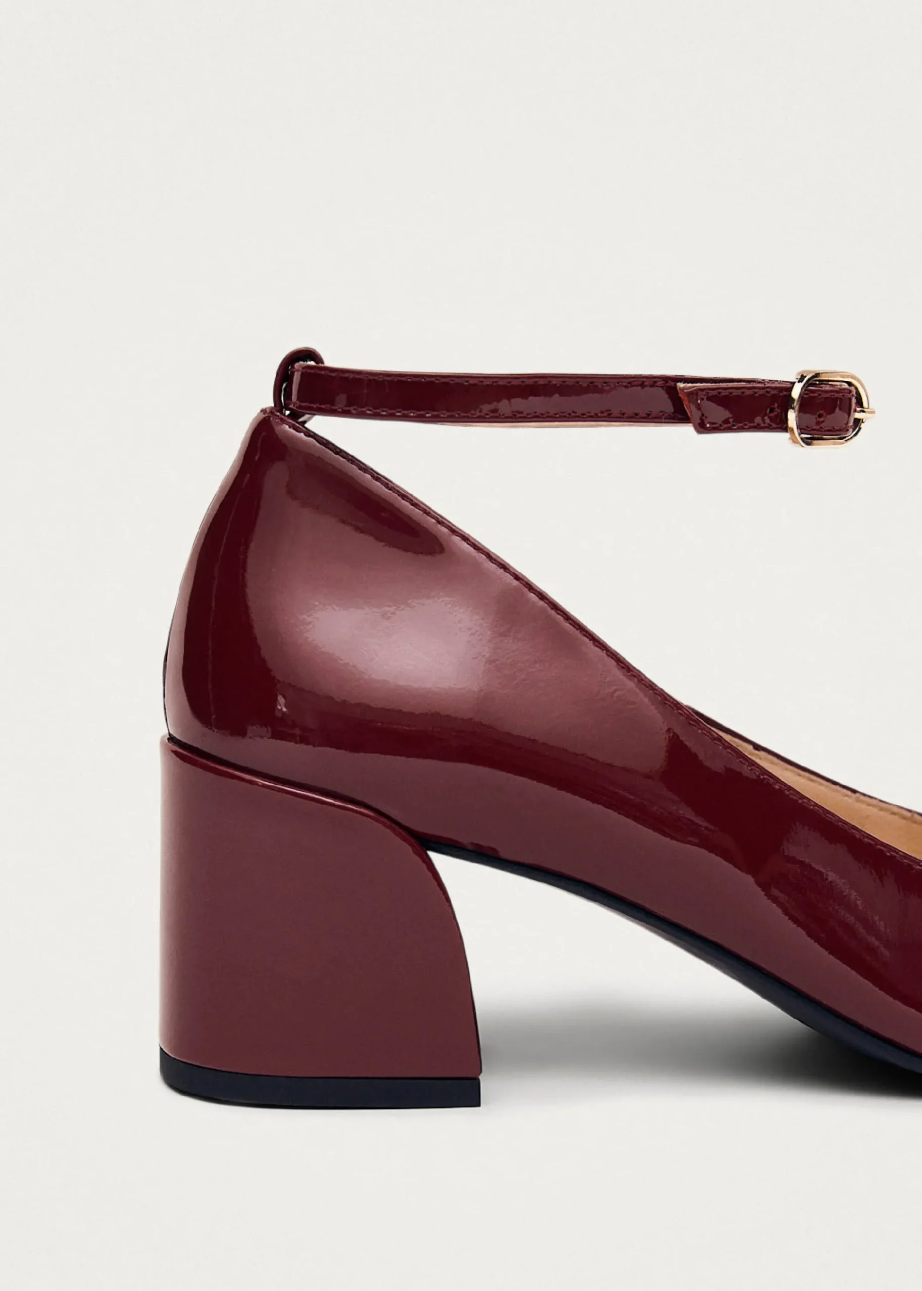 Antoine Onix Burgundy Leather Pumps|ALOHAS Clearance