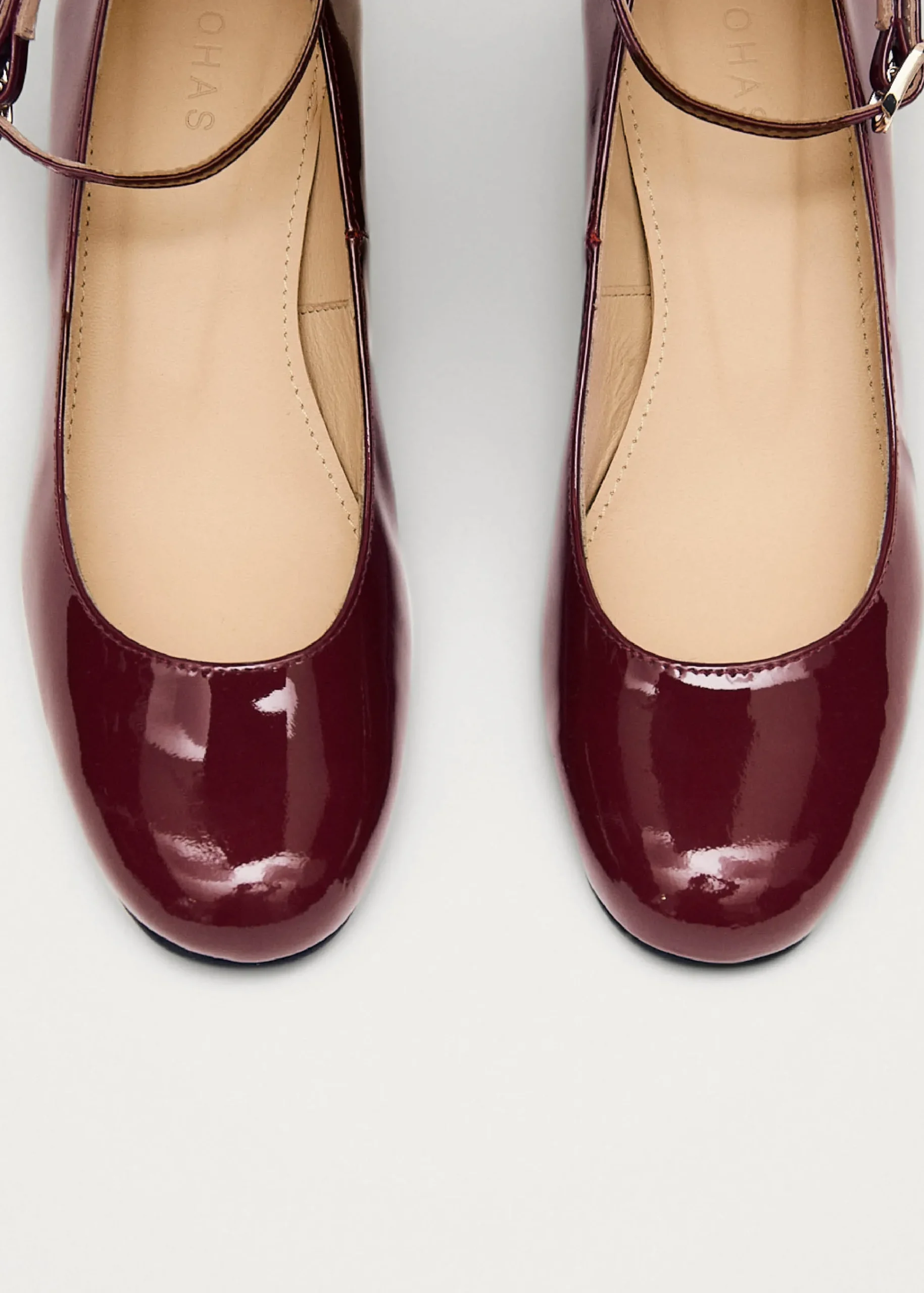 Antoine Onix Burgundy Leather Pumps|ALOHAS Clearance