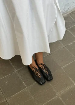 Aureline Leather Ballet Flats|ALOHAS Hot