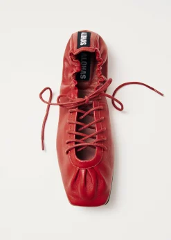 Aureline Leather Ballet Flats|ALOHAS Online