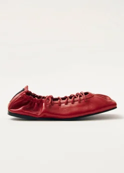 Aureline Leather Ballet Flats|ALOHAS Online
