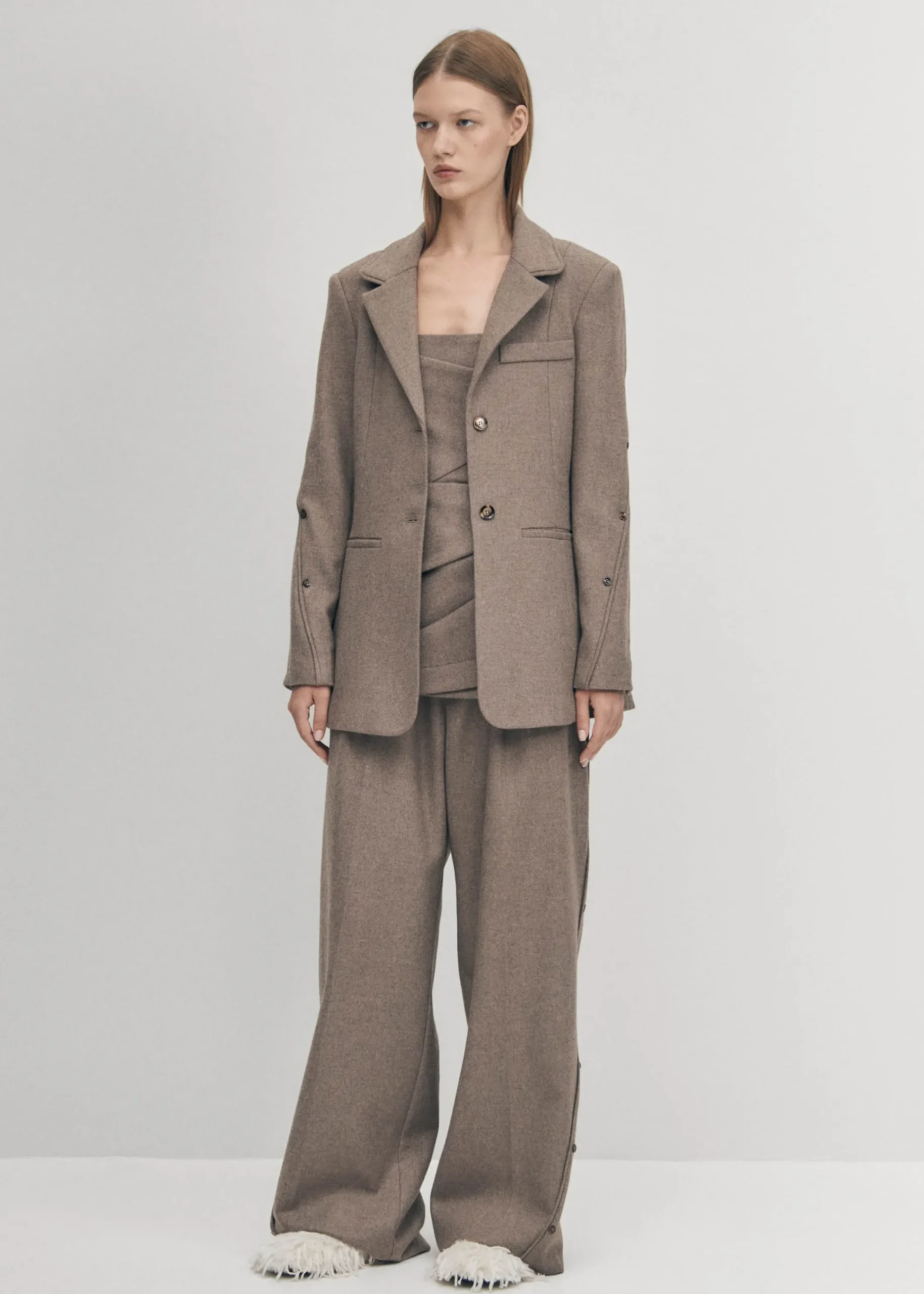 Beth Taupe Blazer|ALOHAS Online