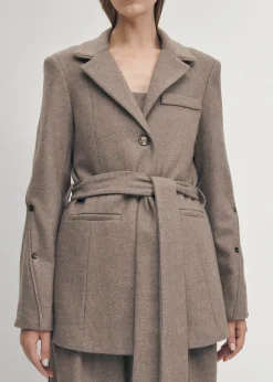 Beth Taupe Blazer|ALOHAS Online