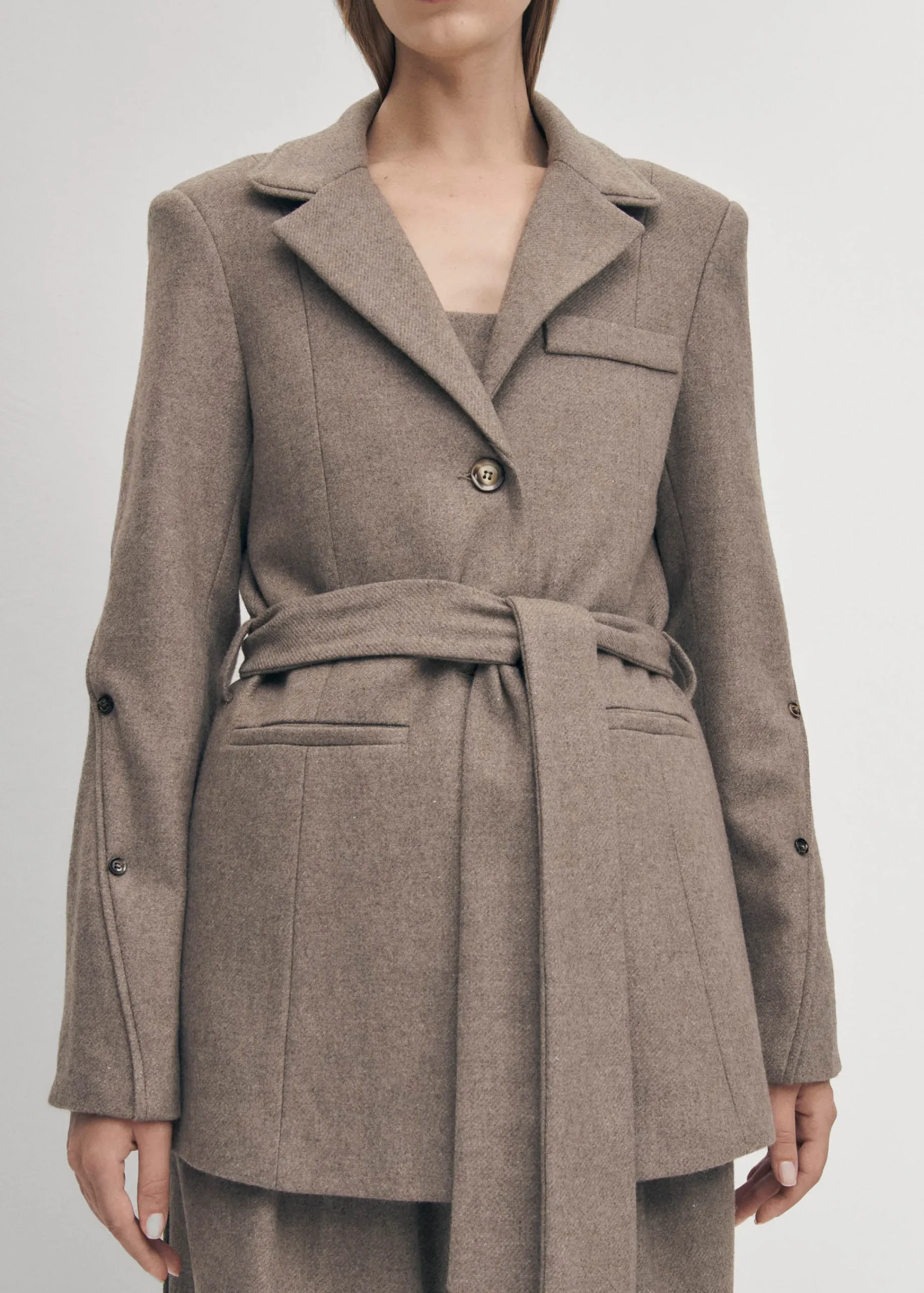 Beth Taupe Blazer|ALOHAS Online