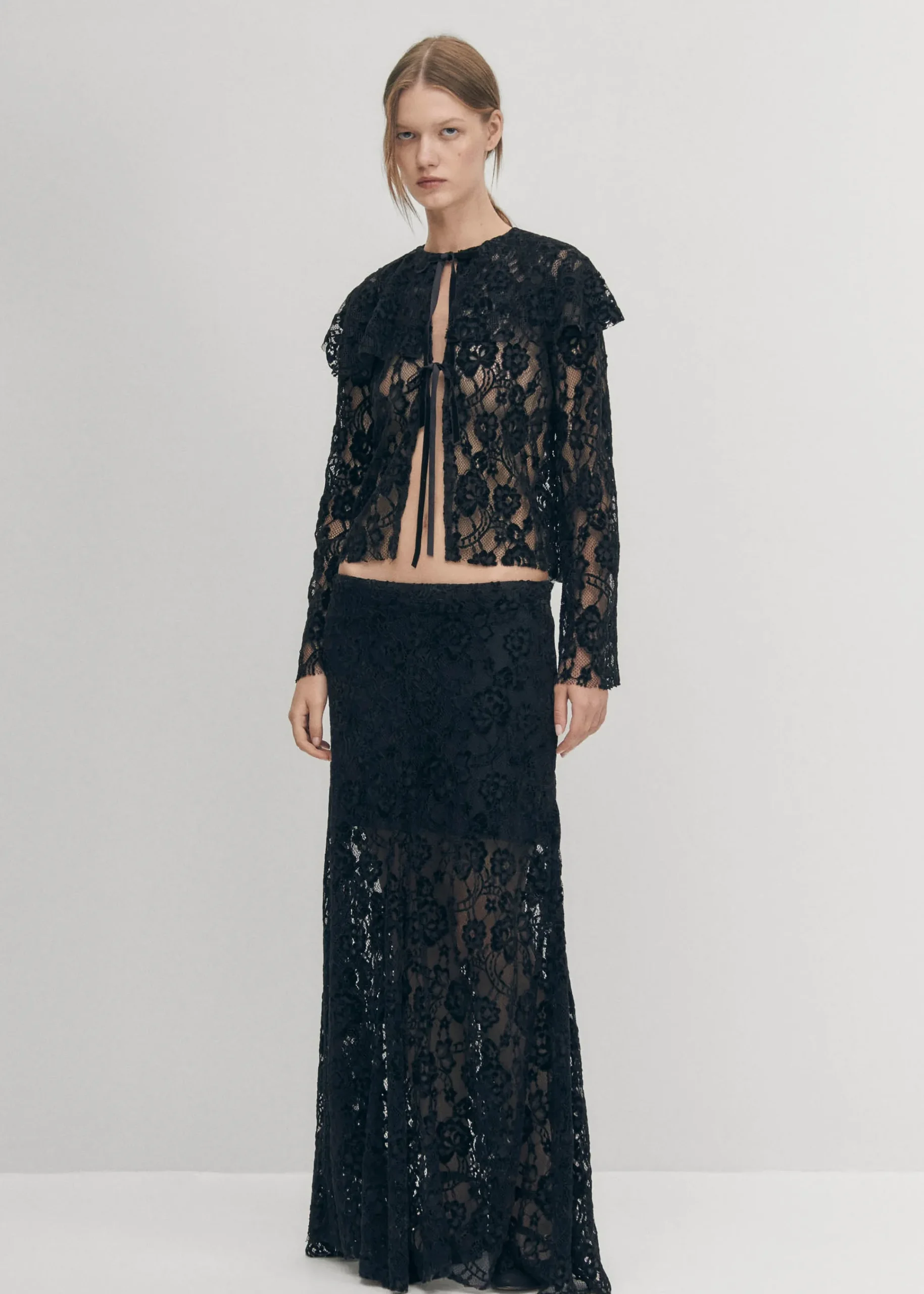 Bundi Lace Black Skirt|ALOHAS Clearance