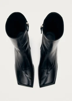 Chantal Leather Ankle Boots|ALOHAS New