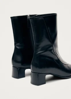 Chantal Leather Ankle Boots|ALOHAS New