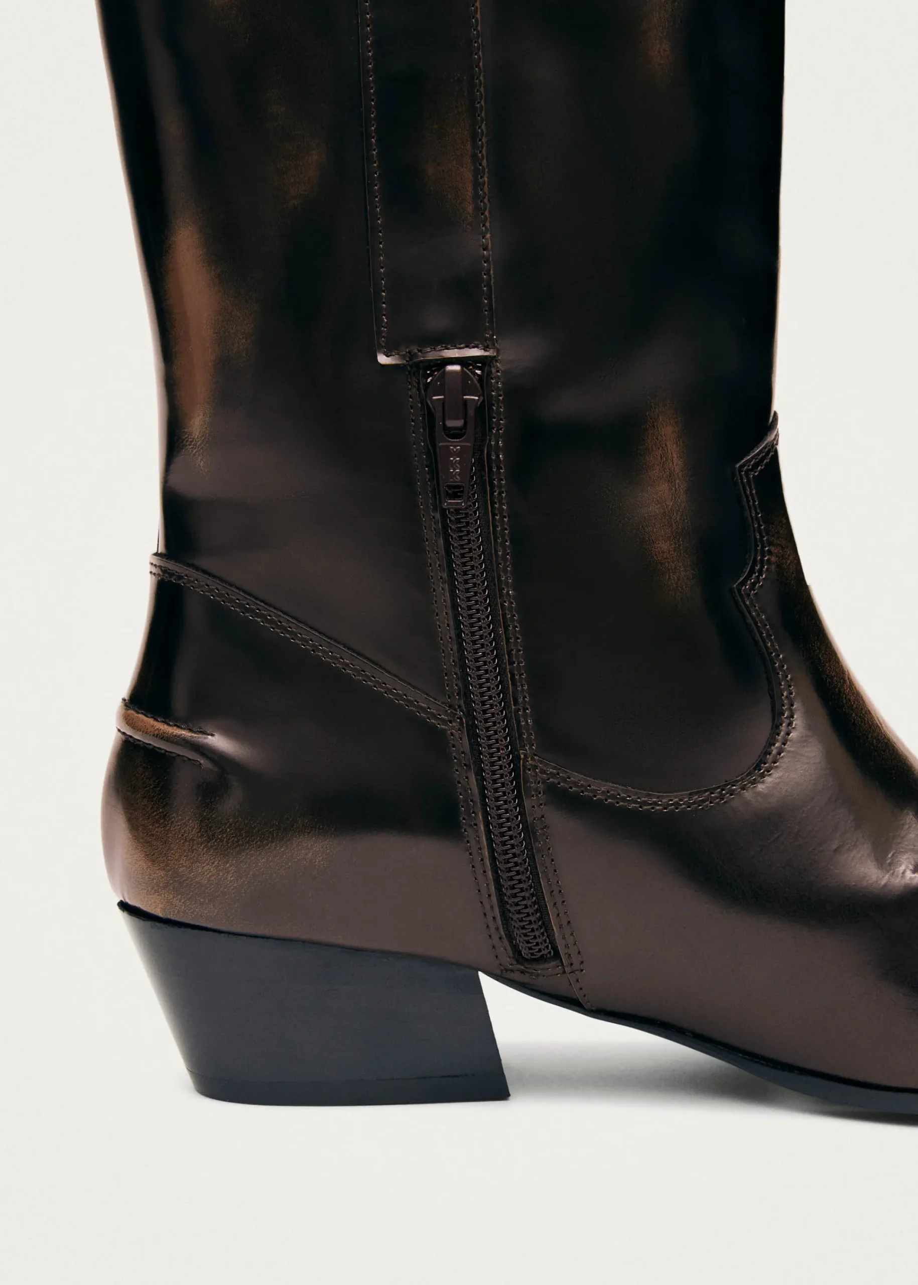 Chase Brushed Brown Leather Boots|ALOHAS Discount
