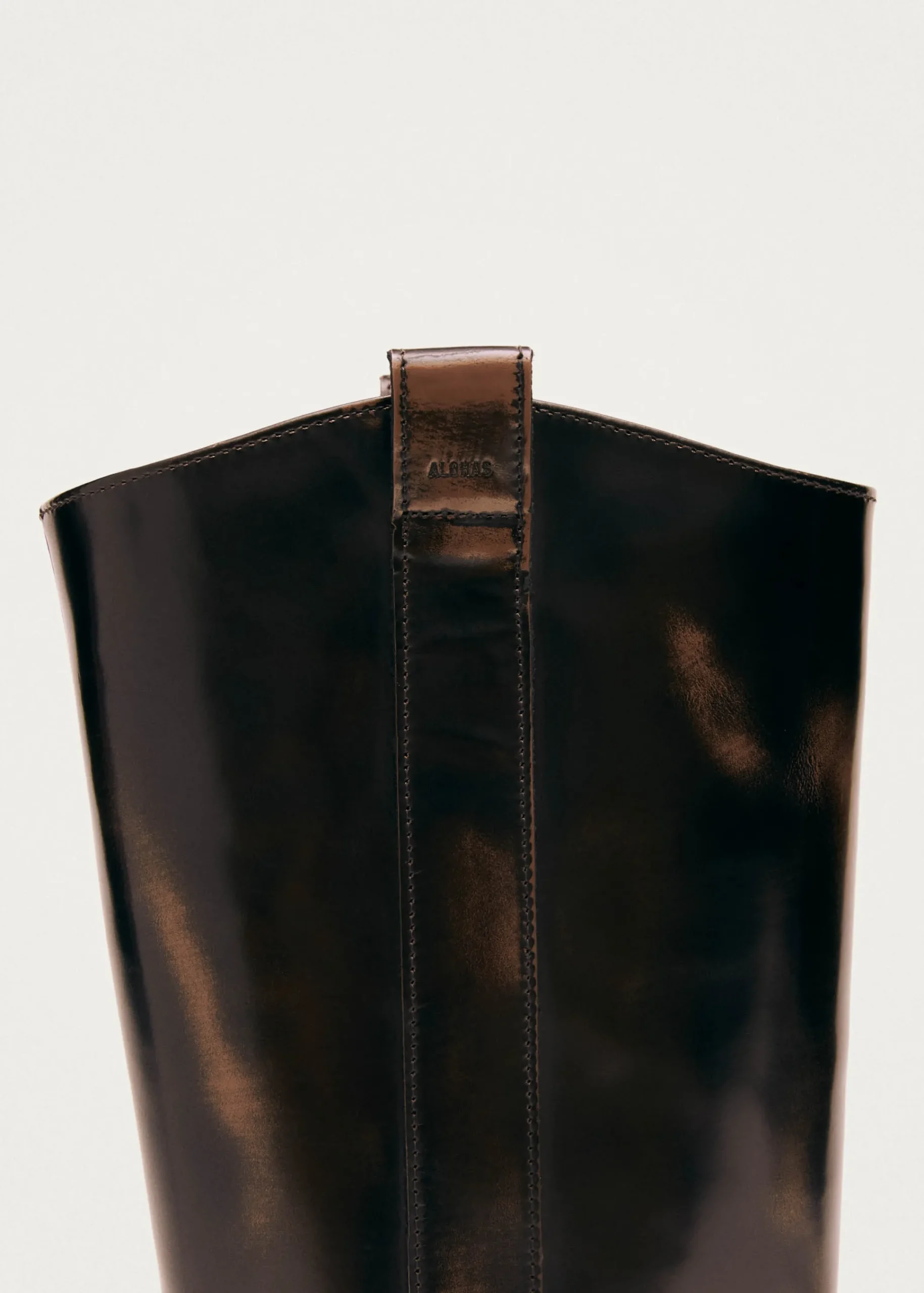 Chase Brushed Brown Leather Boots|ALOHAS Discount