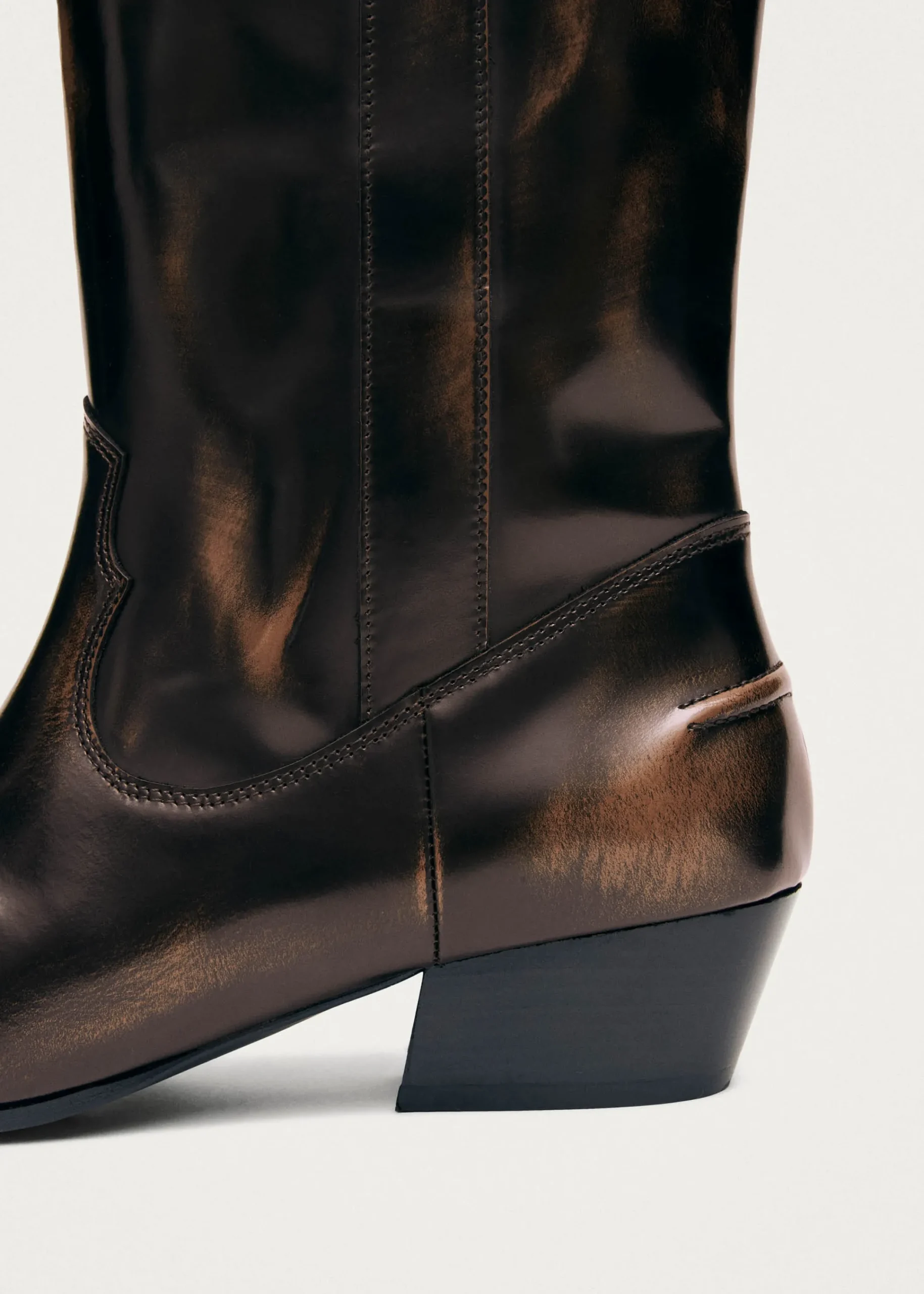Chase Brushed Brown Leather Boots|ALOHAS Discount