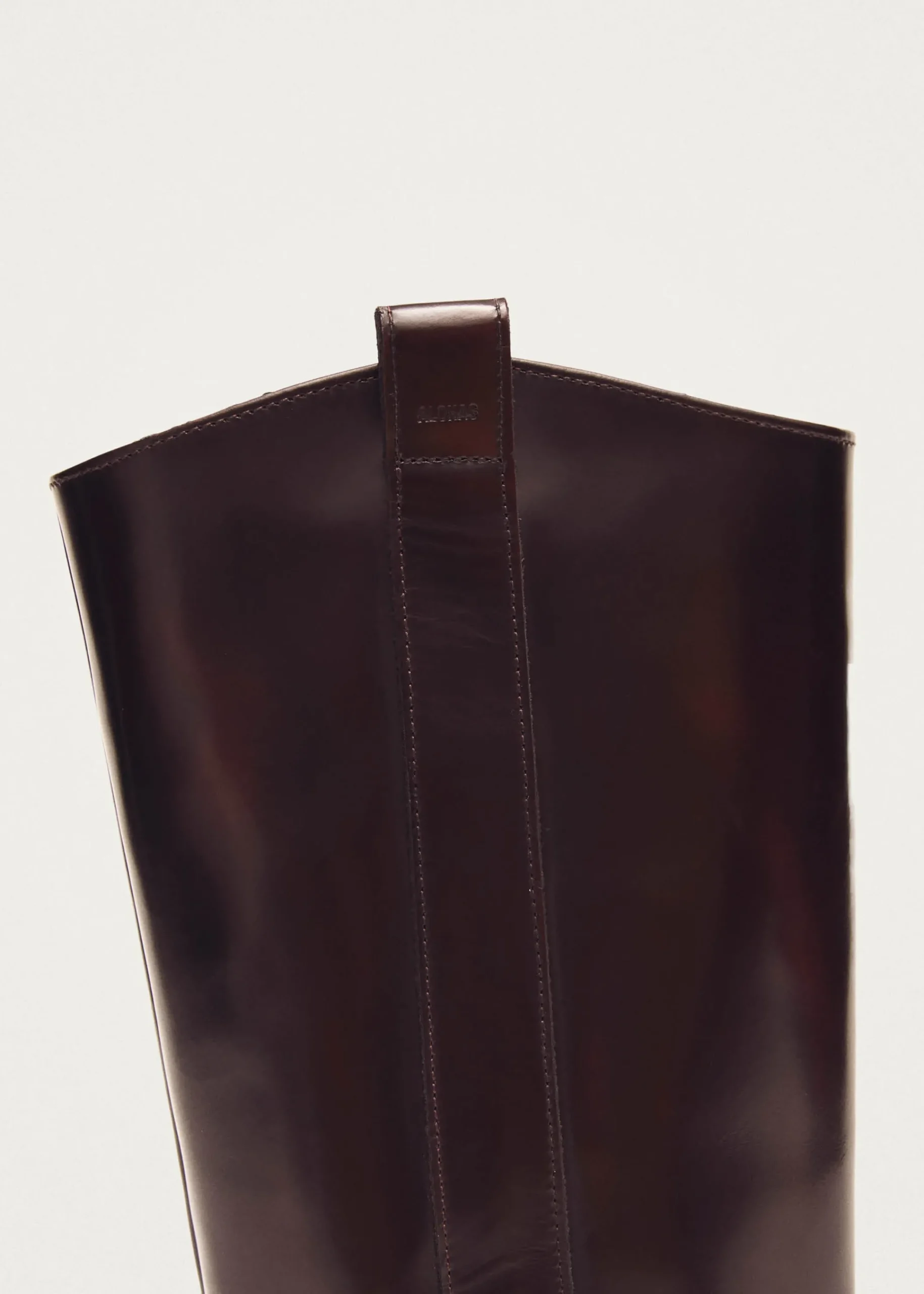 Chase Brushed Burgundy Leather Boots|ALOHAS Hot