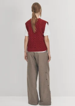 Cosy Tricot Vest|ALOHAS Discount