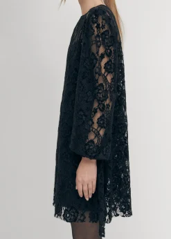 Dablon Lace Black Dress|ALOHAS Discount
