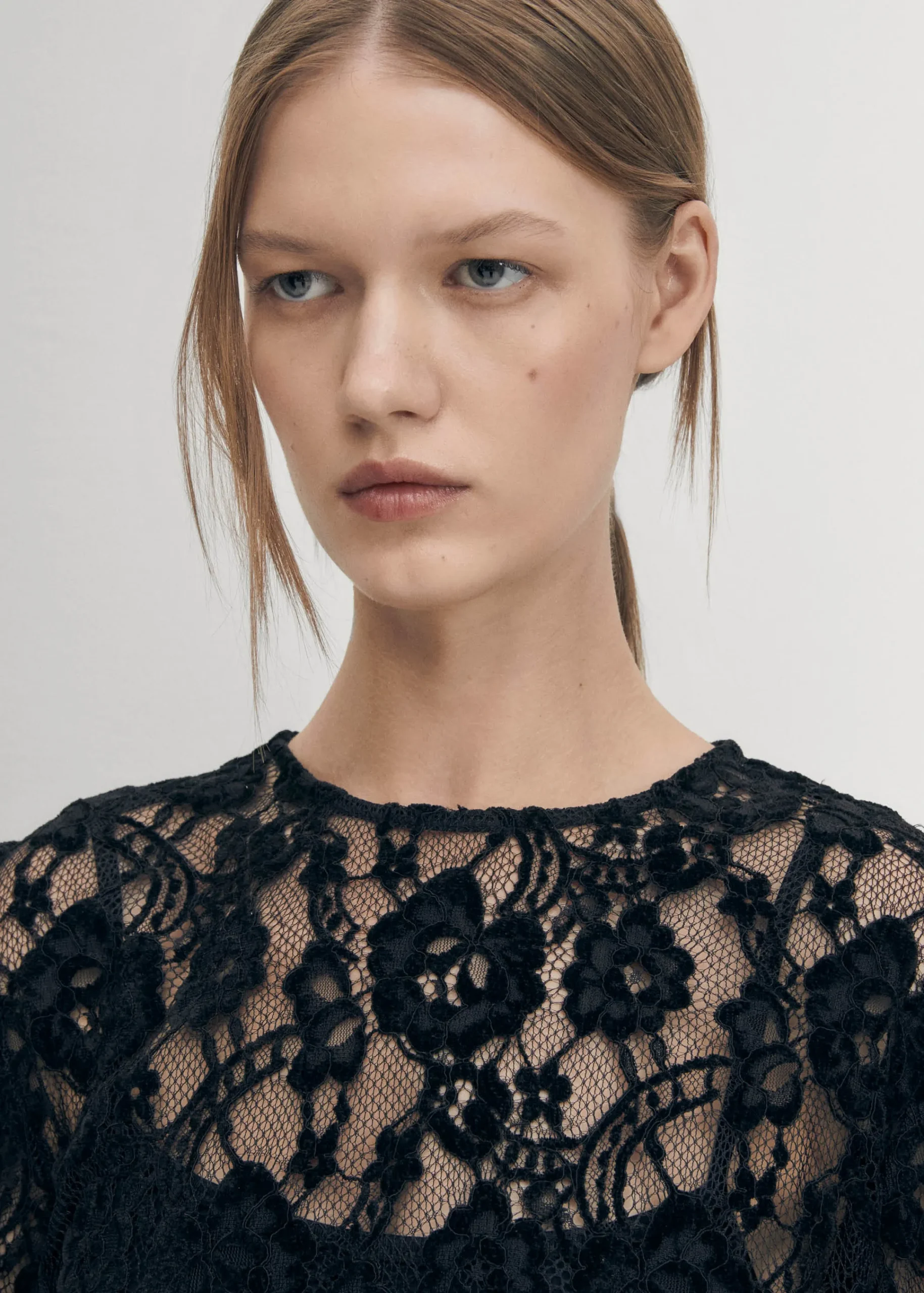 Dablon Lace Black Dress|ALOHAS Discount