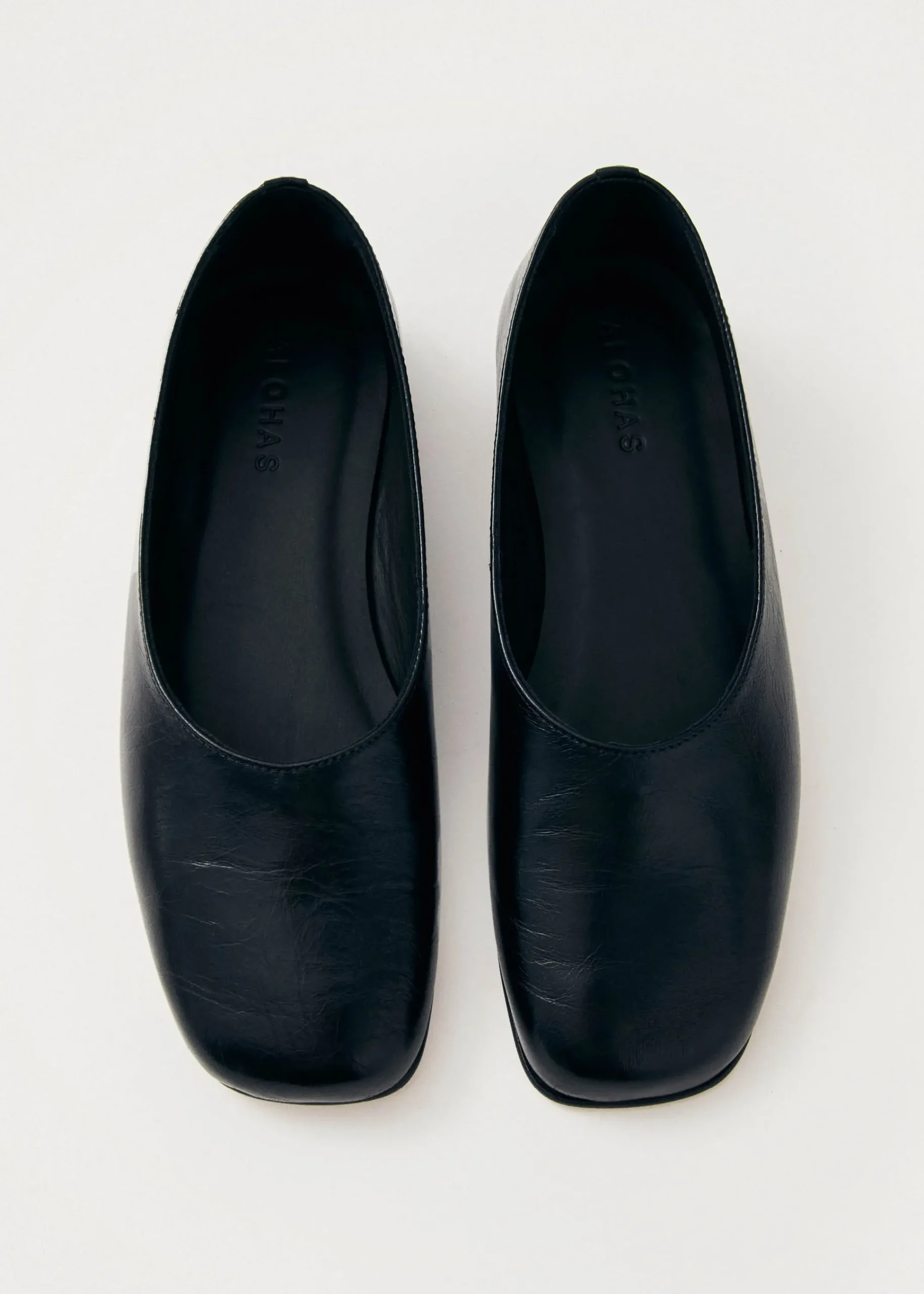 Edie Leather Ballet Flats|ALOHAS Fashion