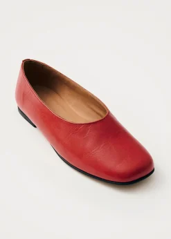 Edie Leather Ballet Flats|ALOHAS Outlet