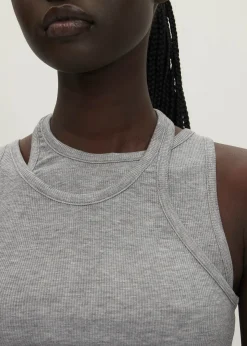 Eos Grey Melange Top|ALOHAS Discount