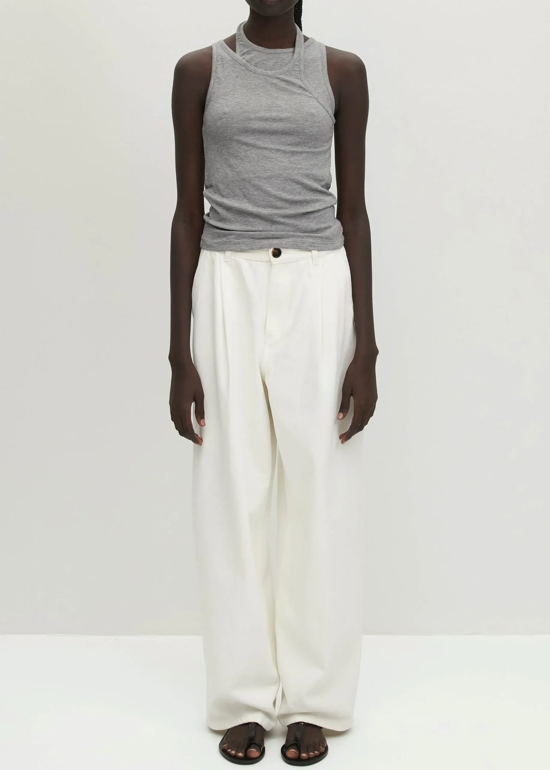 Eos Grey Melange Top|ALOHAS Discount