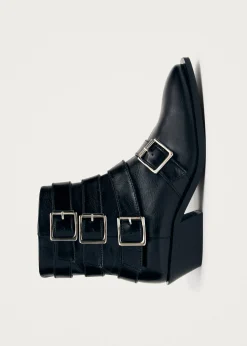 Eras Leather Ankle Boots|ALOHAS Outlet
