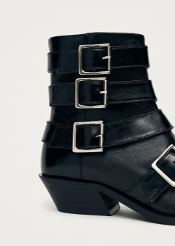 Eras Leather Ankle Boots|ALOHAS Outlet