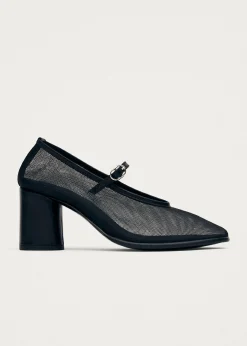 Esha Mesh Black Pumps|ALOHAS Outlet