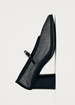 Esha Mesh Black Pumps|ALOHAS Outlet