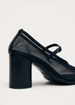 Esha Mesh Black Pumps|ALOHAS Outlet