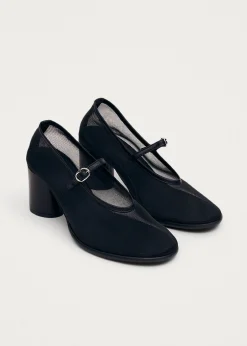 Esha Mesh Black Pumps|ALOHAS Outlet