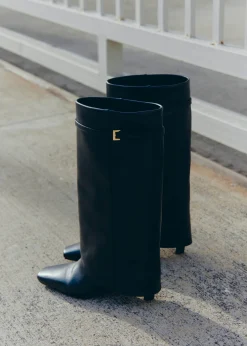Evita Leather Boots|ALOHAS Hot