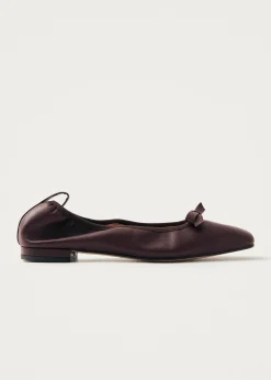 Freya Leather Ballet Flats|ALOHAS Outlet