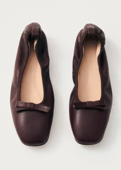 Freya Leather Ballet Flats|ALOHAS Outlet