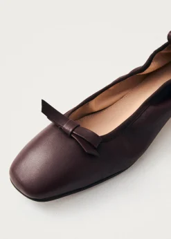 Freya Leather Ballet Flats|ALOHAS Outlet