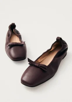 Freya Leather Ballet Flats|ALOHAS Outlet