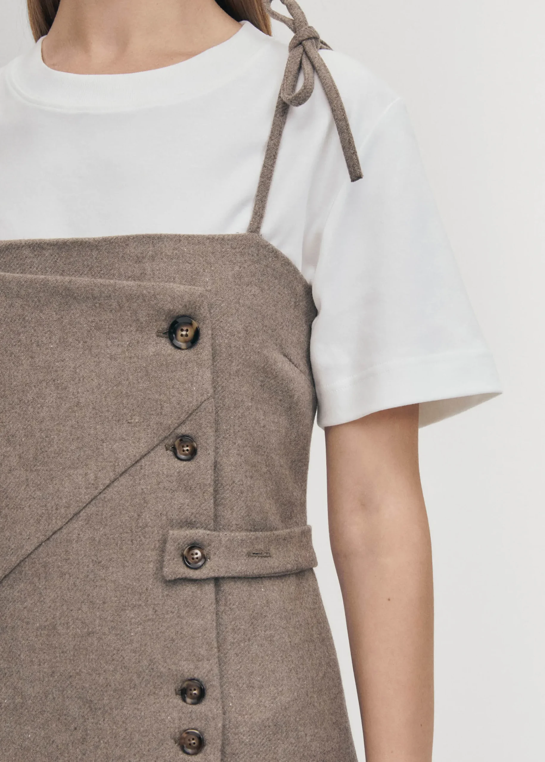Gala Taupe Dress|ALOHAS Outlet