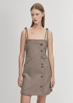 Gala Taupe Dress|ALOHAS Outlet