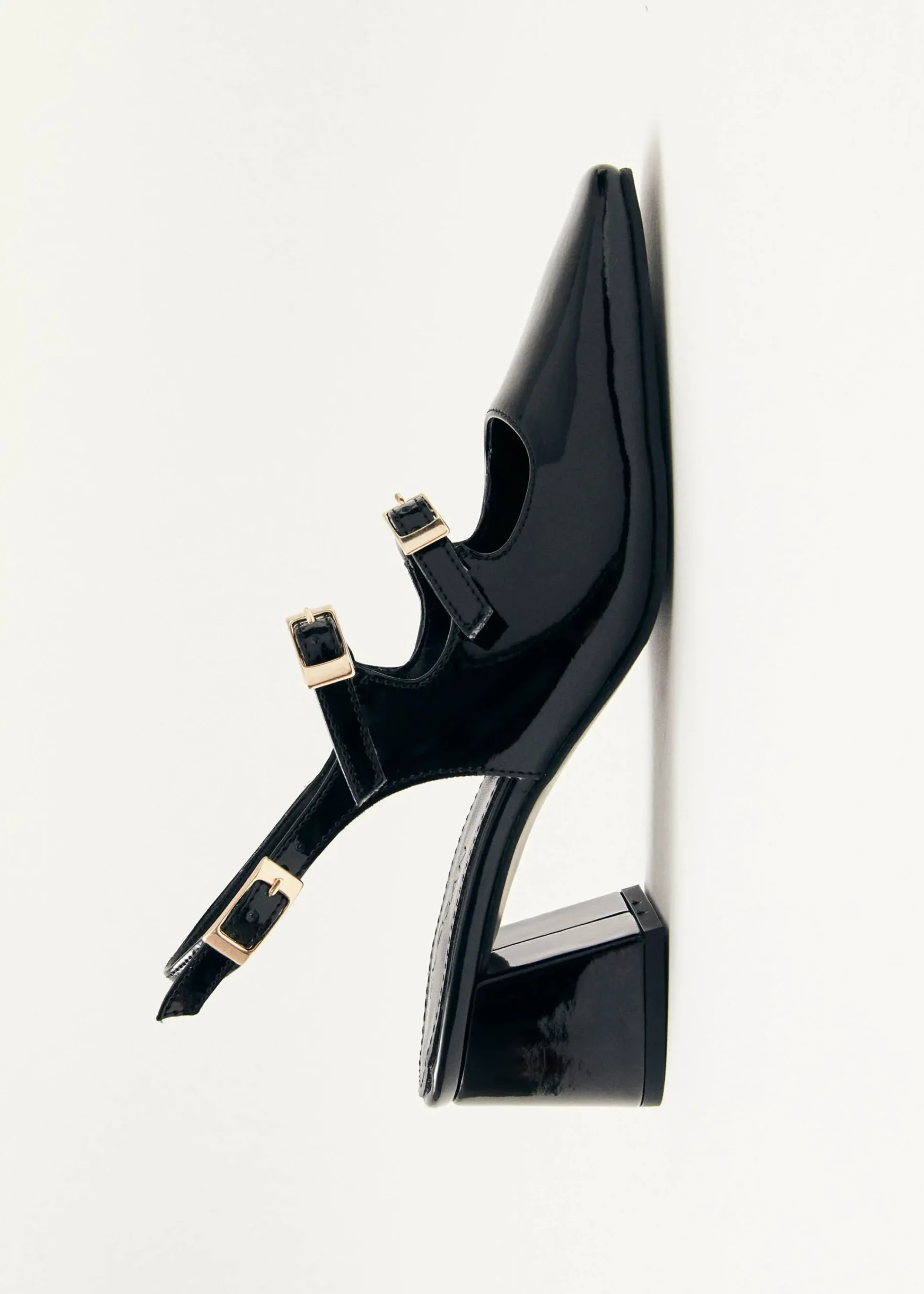 Hanna Onix Black Vegan Leather Pumps|ALOHAS Outlet