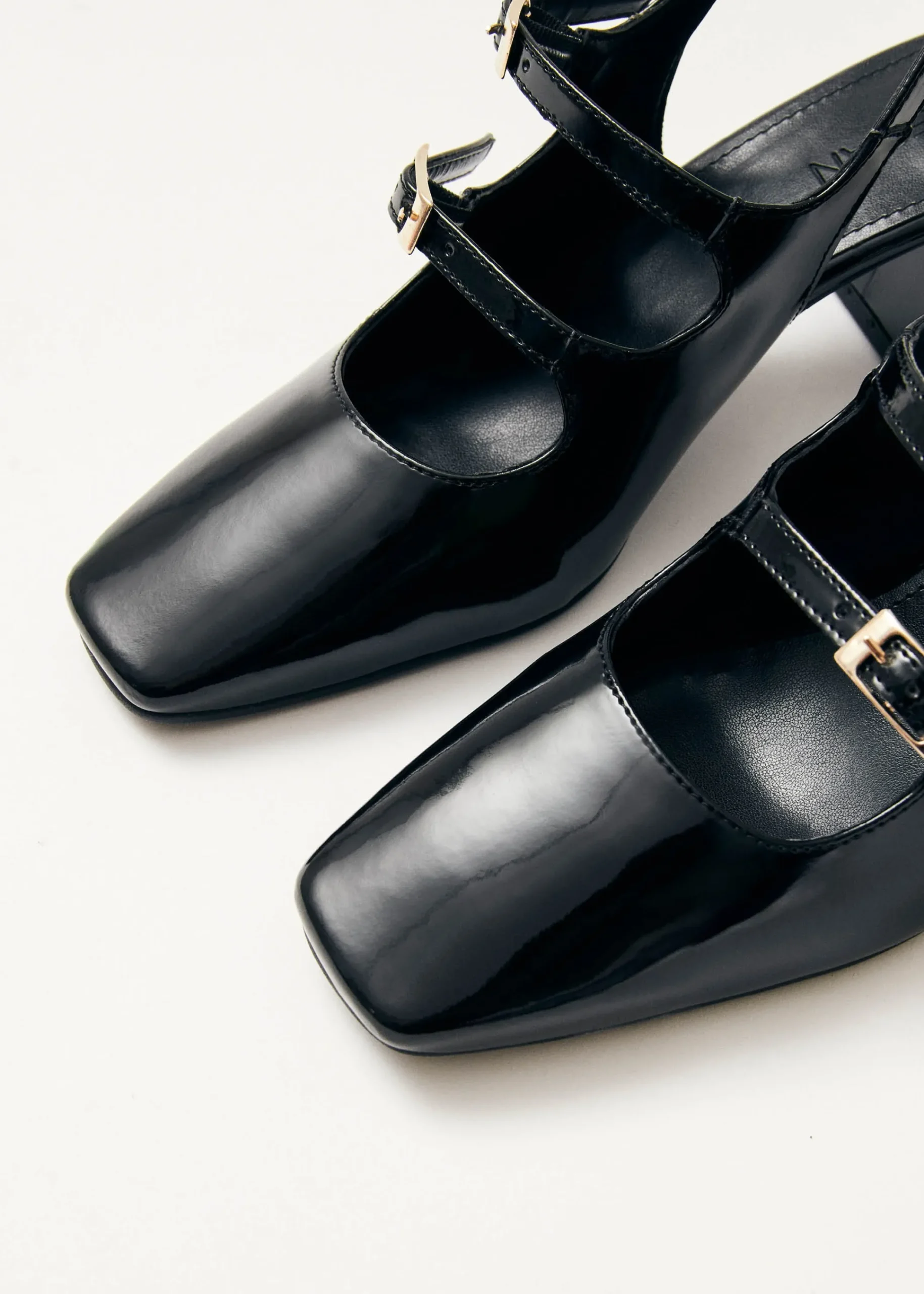 Hanna Onix Black Vegan Leather Pumps|ALOHAS Outlet