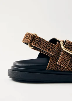 Harper Soft Tan Leather Sandals|ALOHAS New