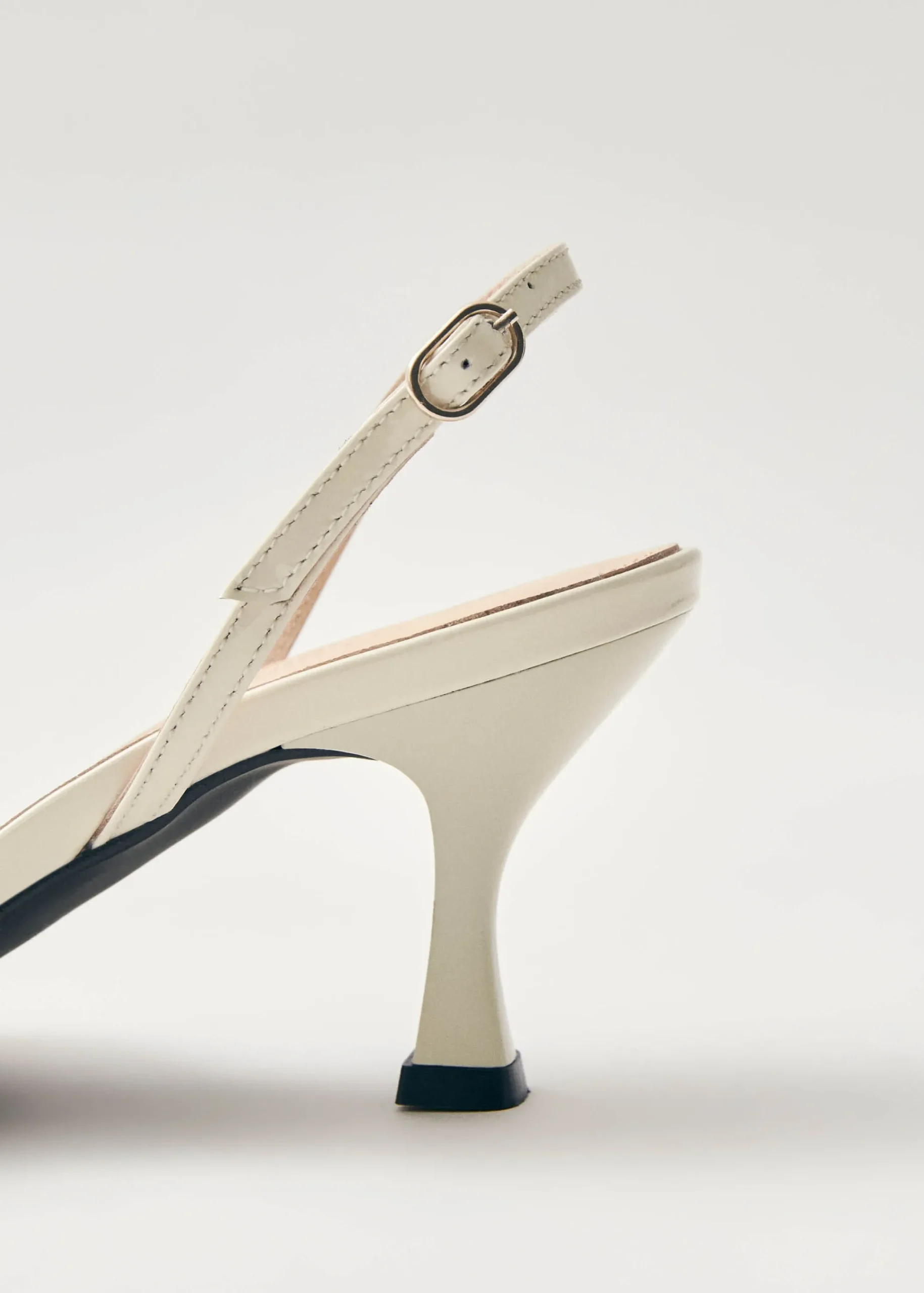 Joelle Onix Cream Leather Pumps|ALOHAS Discount