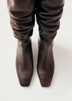 Kalila Leather Boots|ALOHAS Fashion