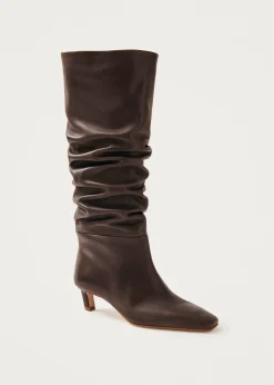 Kalila Leather Boots|ALOHAS Fashion