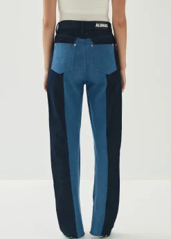 Kansas Bicolor Indigo Denim Trousers|ALOHAS Clearance