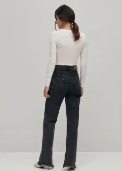 Kansas Denim Pants|ALOHAS Fashion
