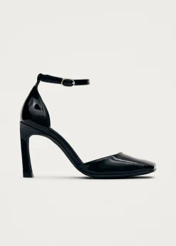 Liebe Onix Black Leather Pumps|ALOHAS Outlet