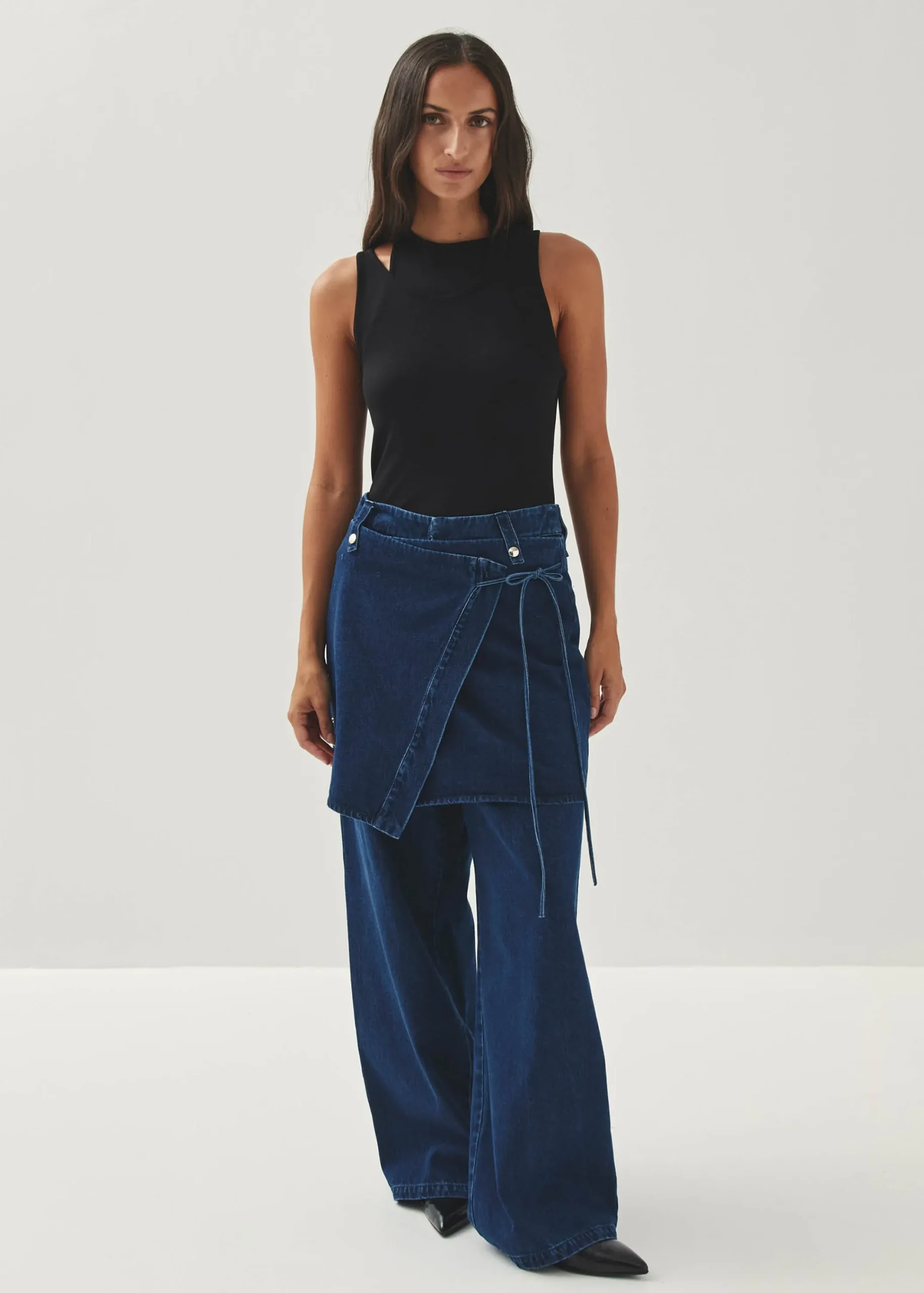 Liliana Denim Trousers|ALOHAS Fashion