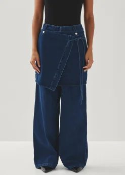 Liliana Denim Trousers|ALOHAS Fashion